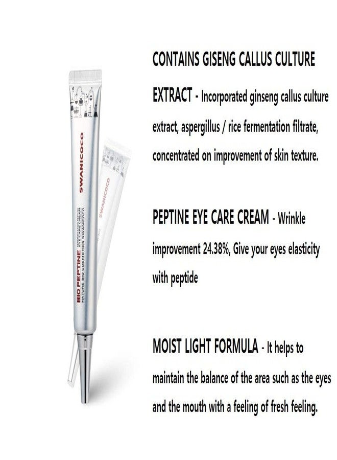 Swanicoco Eye Cream Tube Type 45ml, BIO PEPTINE, Natural Bio Cosmetic, Elasticity, Wrinkle Improvement - Image 4